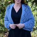 Diamond Cocoon Cardigan Crochet Pattern, Easy Skill Level (PDF Download)
