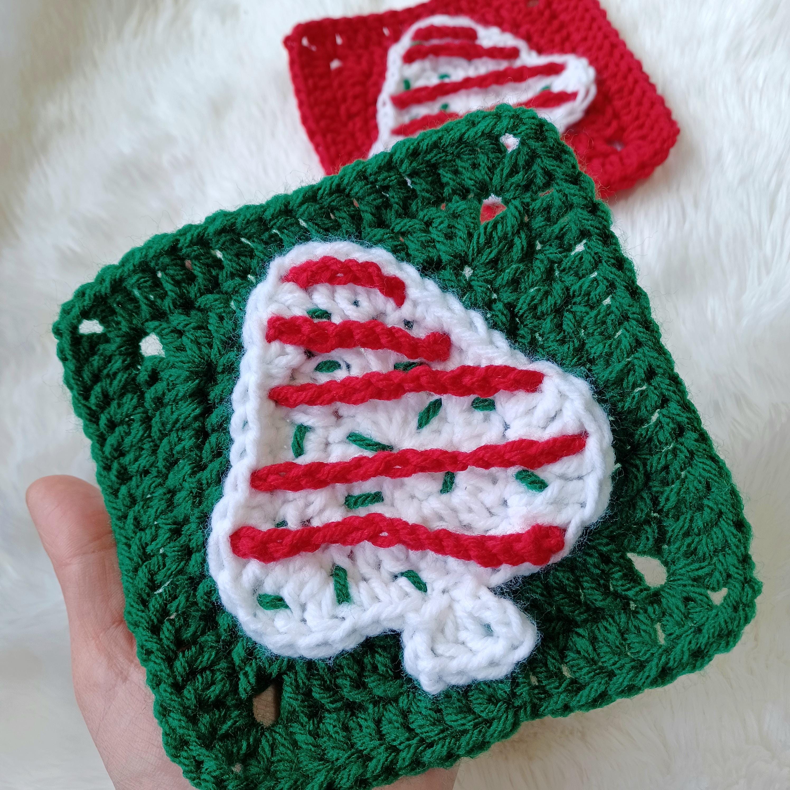 Christmas Tree Cake Granny Square INSTANT DOWNLOAD DIGITAL Crochet Pattern