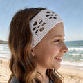 Filet Flower Headband Crochet Pattern Instant Digital Download Pdf